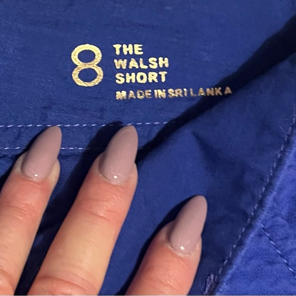 Lilly Pulitzer Textured Walsh Shorts in Iris Blue - Picture 3 of 3